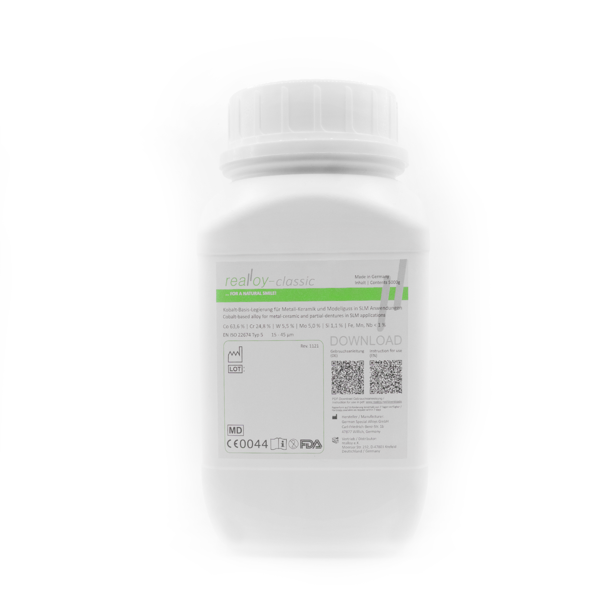 realloy Classic Pulver